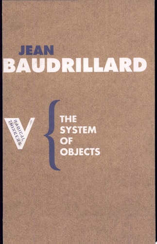 The System of Objects