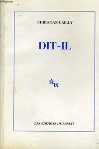 Dit-il
