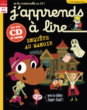 Load image into Gallery viewer, J'apprends à lire  avec CD X 2 - Enquête au Manoir et C'est pas juste
