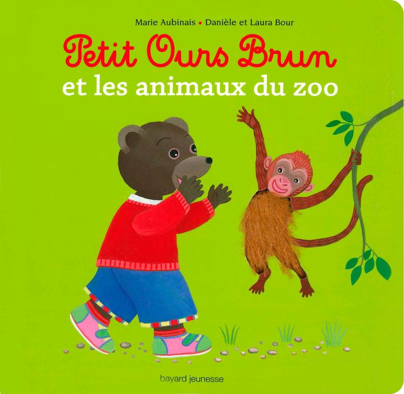 Petit Ours Brun et les animaux du zoo - livre à matières
