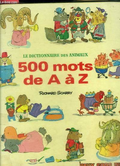 Le dictionnaire des animaux